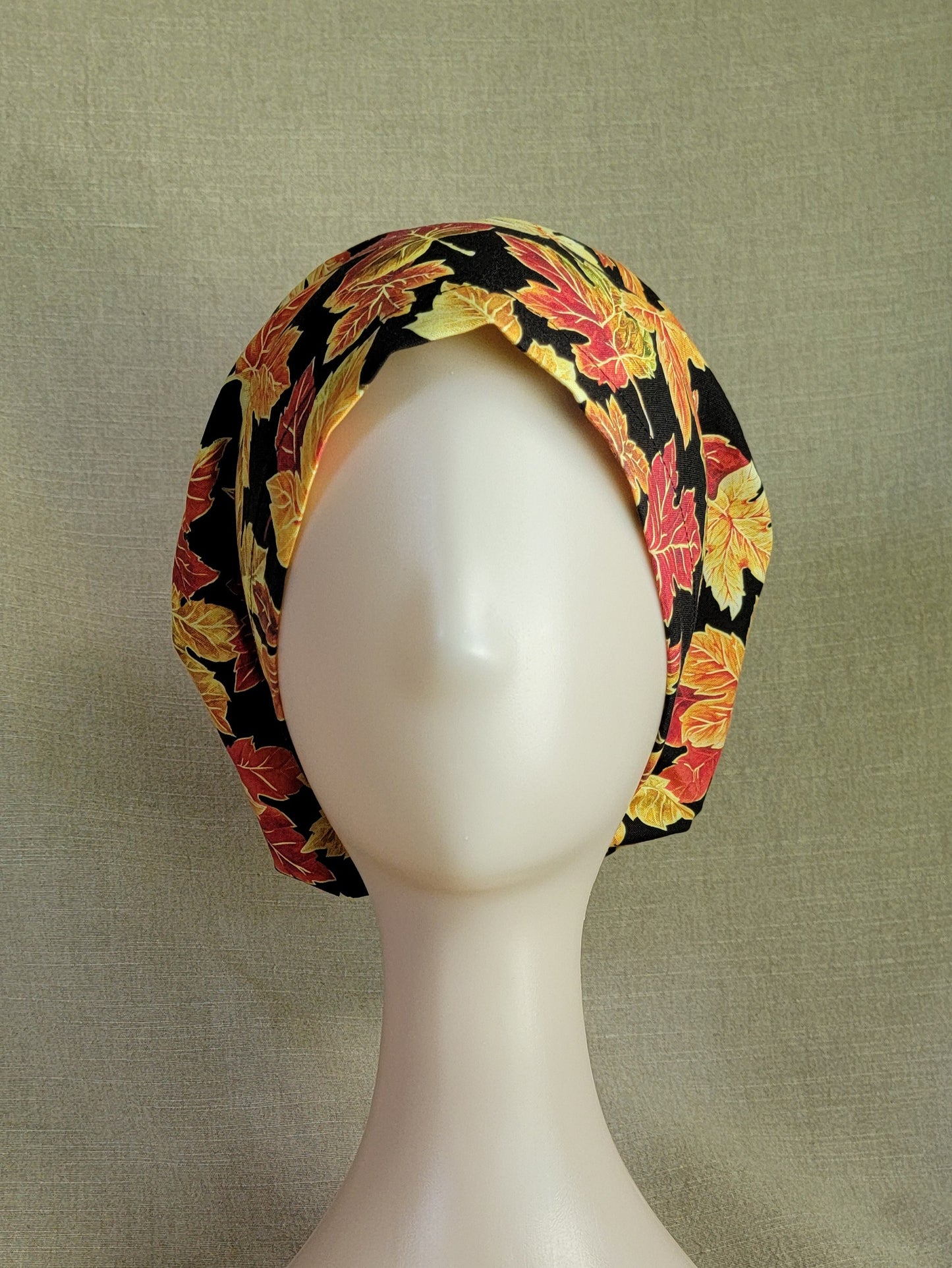 Scrub Cap - Fall Leaves