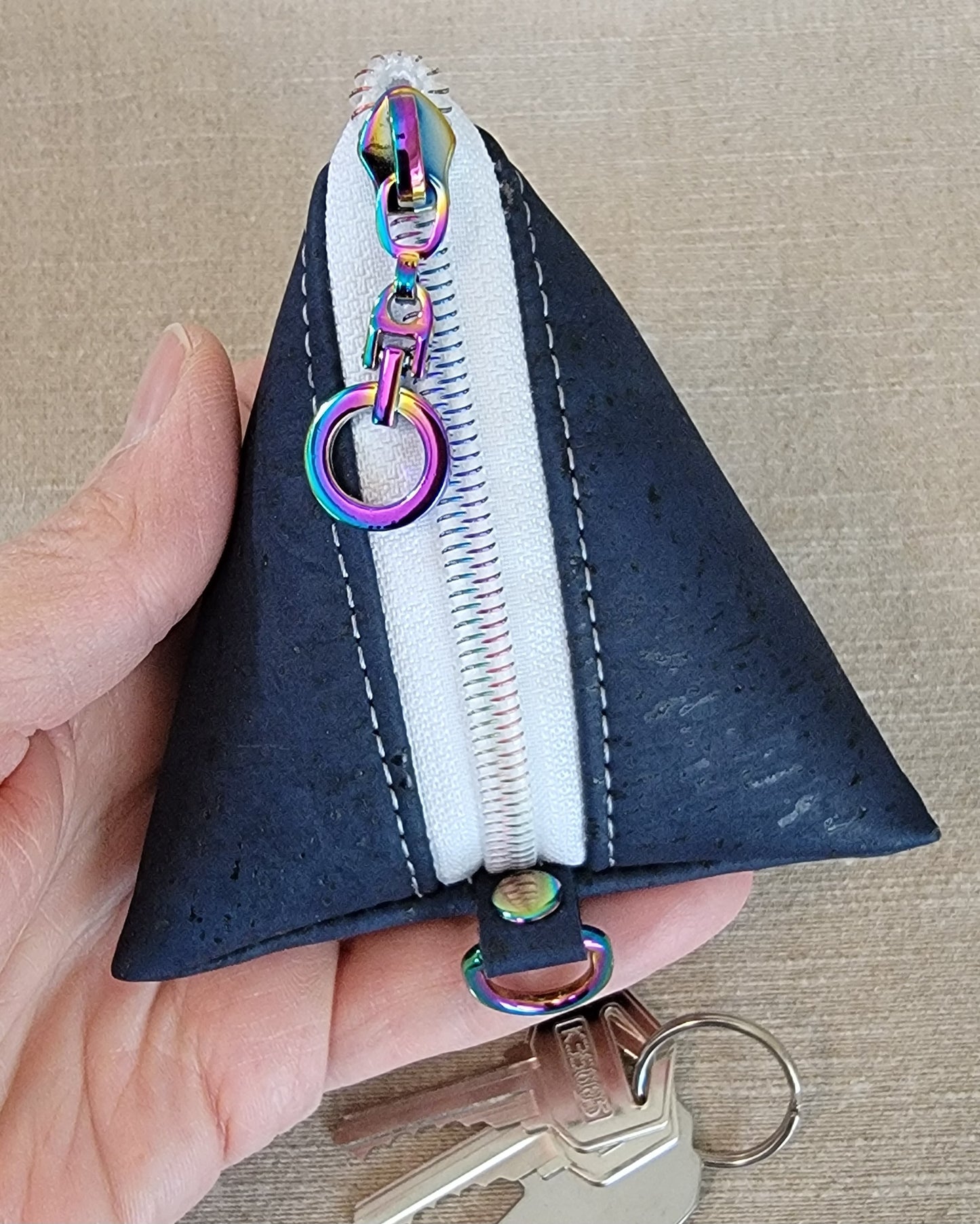 Pyramid Cork Key Keeper - Navy