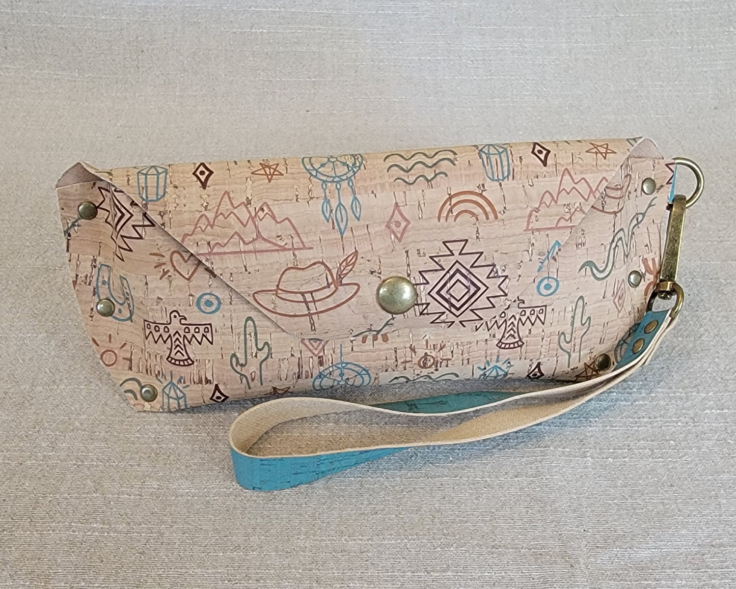 Cork Eyeglass Case - Southwest