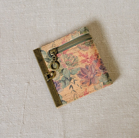 Cork Wallet - Succulents
