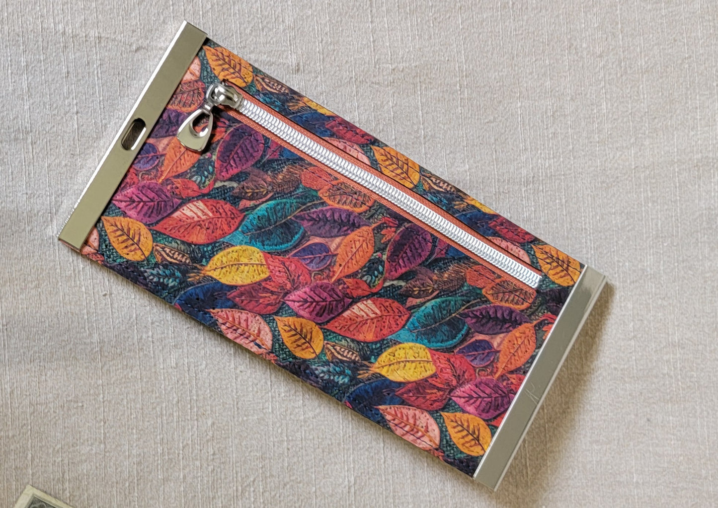 Cork Wallet - Fall Leaves