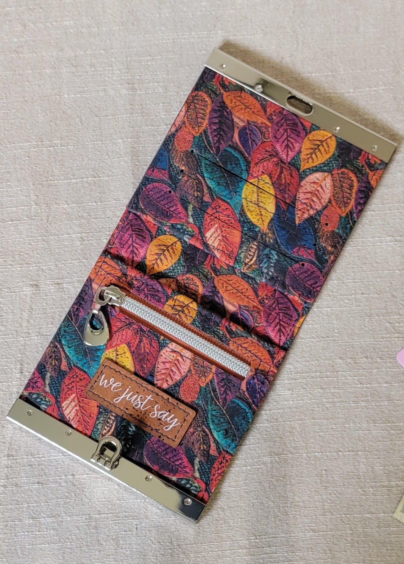 Cork Wallet - Fall Leaves