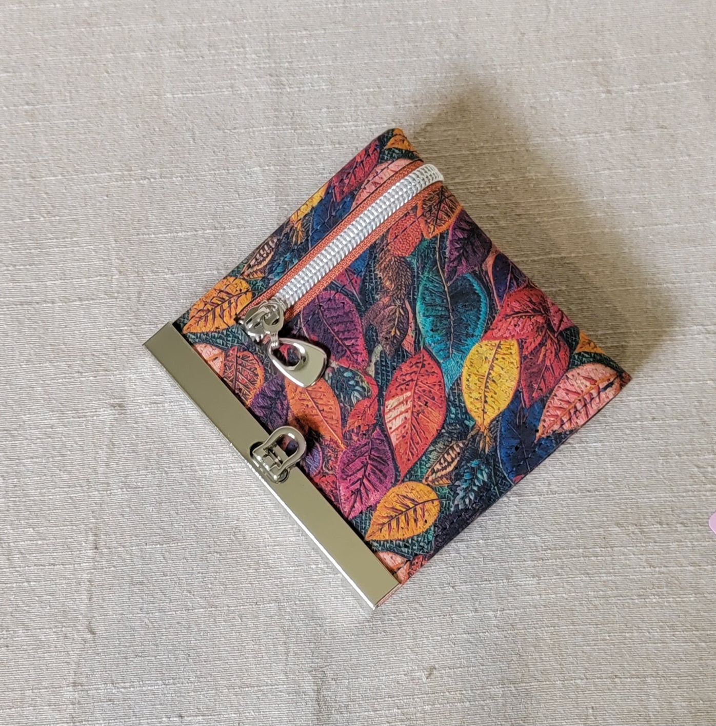 Cork Wallet - Fall Leaves