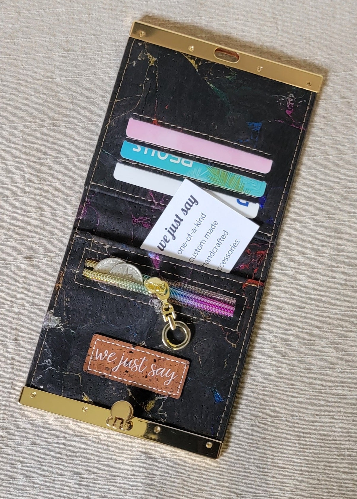 Cork Wallet - Iridescent