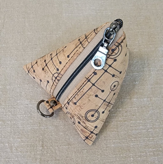 Pyramid Cork Key Keeper - Fifties Abstract