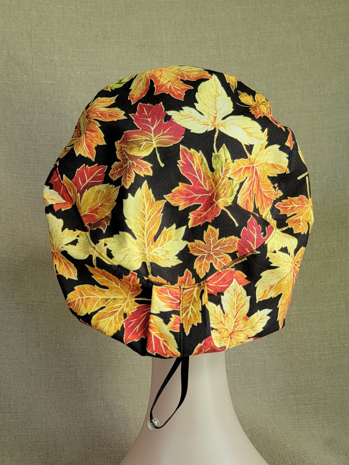 Scrub Cap - Fall Leaves