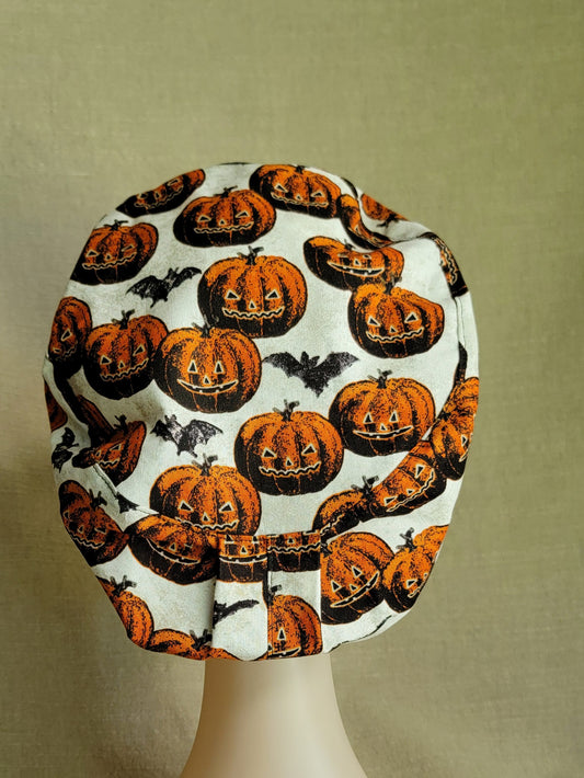 Scrub Cap - Jack-'O-Lantern