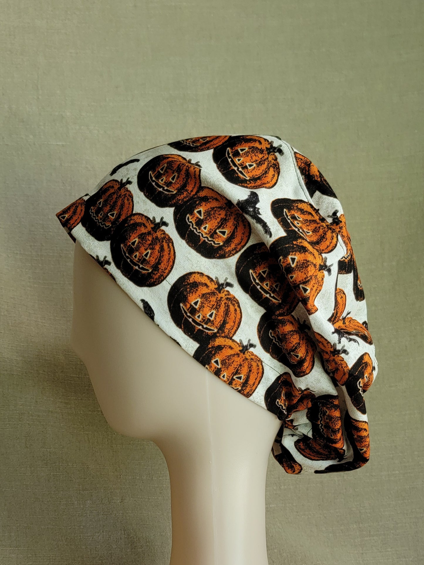 Scrub Cap - Jack-'O-Lantern