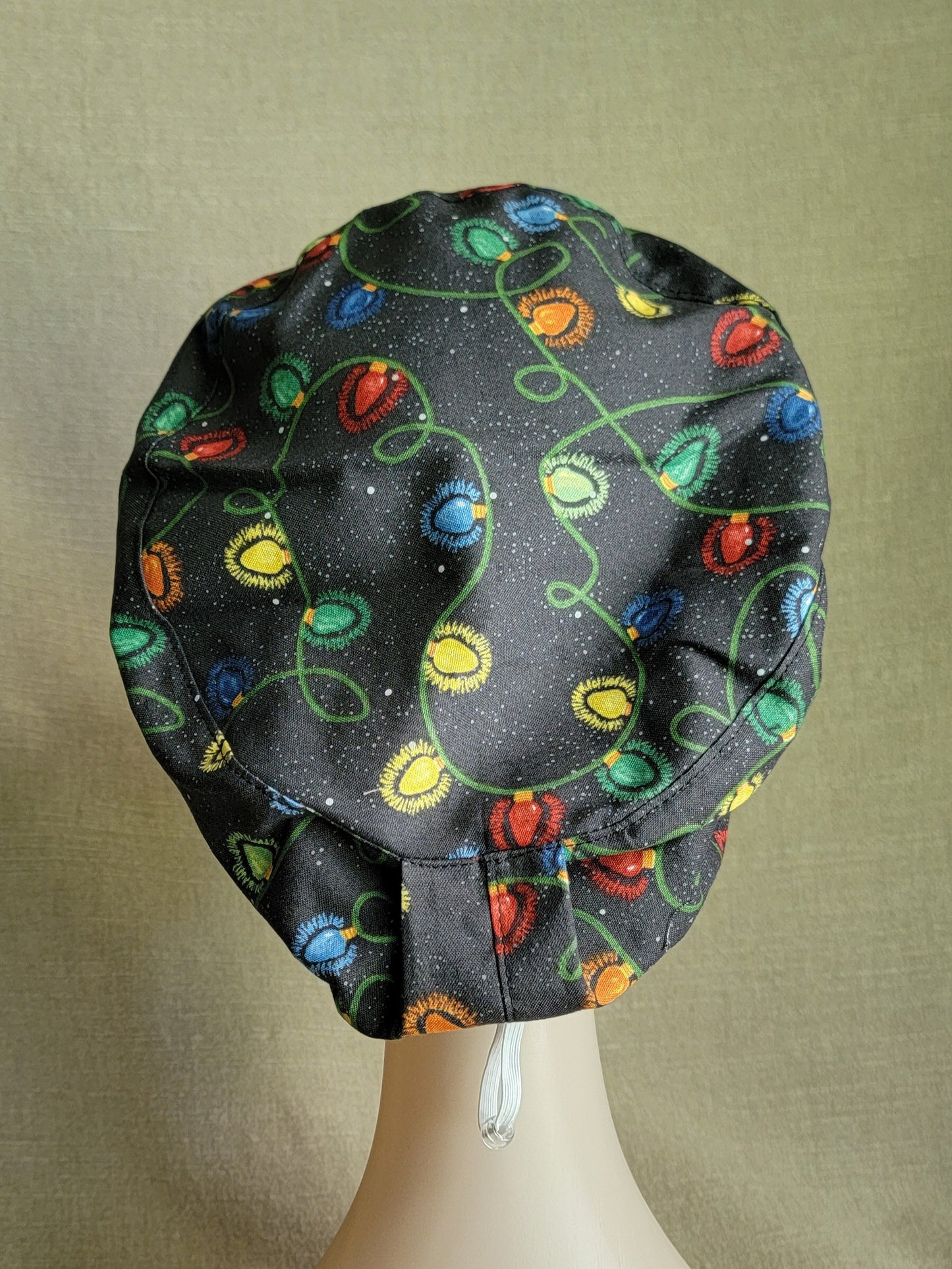 Scrub Cap - Holiday Lights