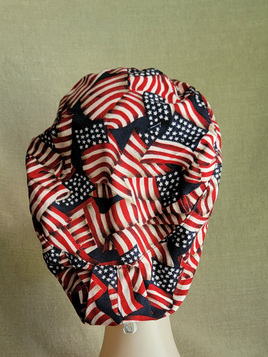 Scrub Cap - American Flag