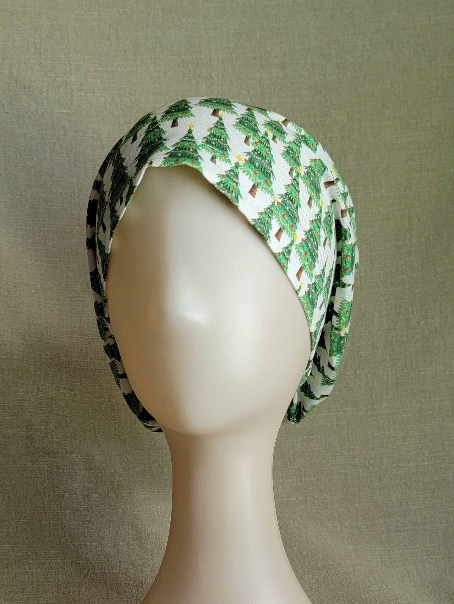 Scrub Cap - Christmas Trees