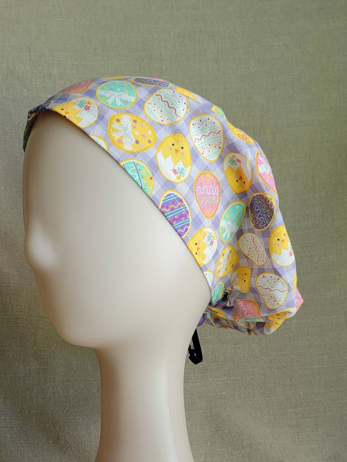 Scrub Cap - Chicks & Eggs