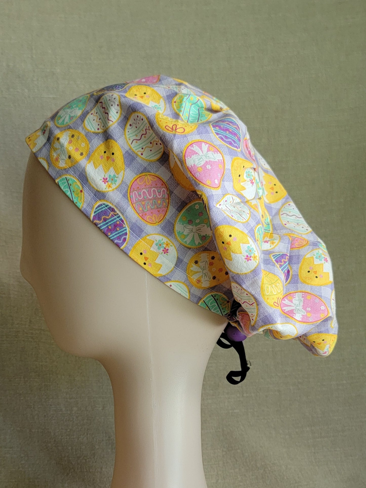 Scrub Cap - Chicks & Eggs