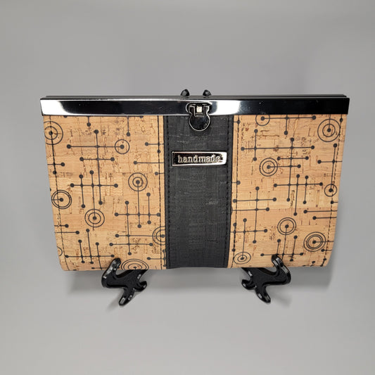 Compact Clutch Wallet - Fifties Abstract