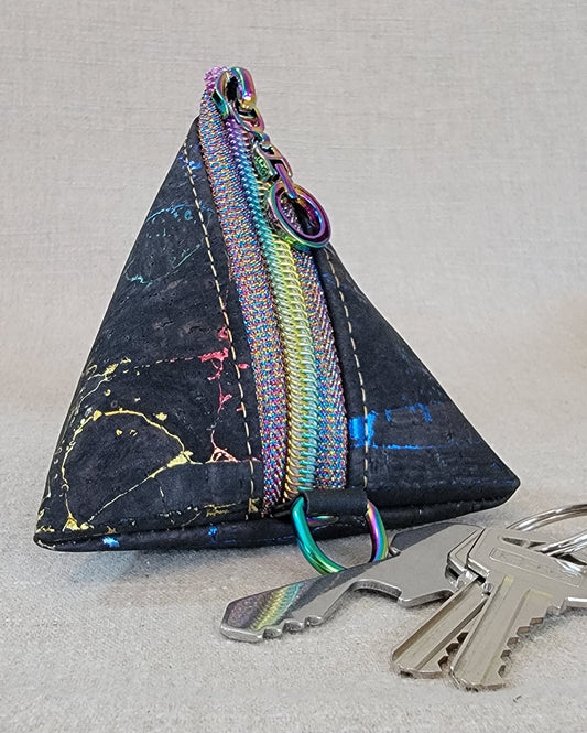 Pyramid Cork Key Keeper - Iridescent