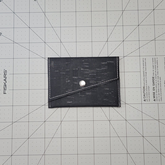 Slim Snap Card Wallet - Black