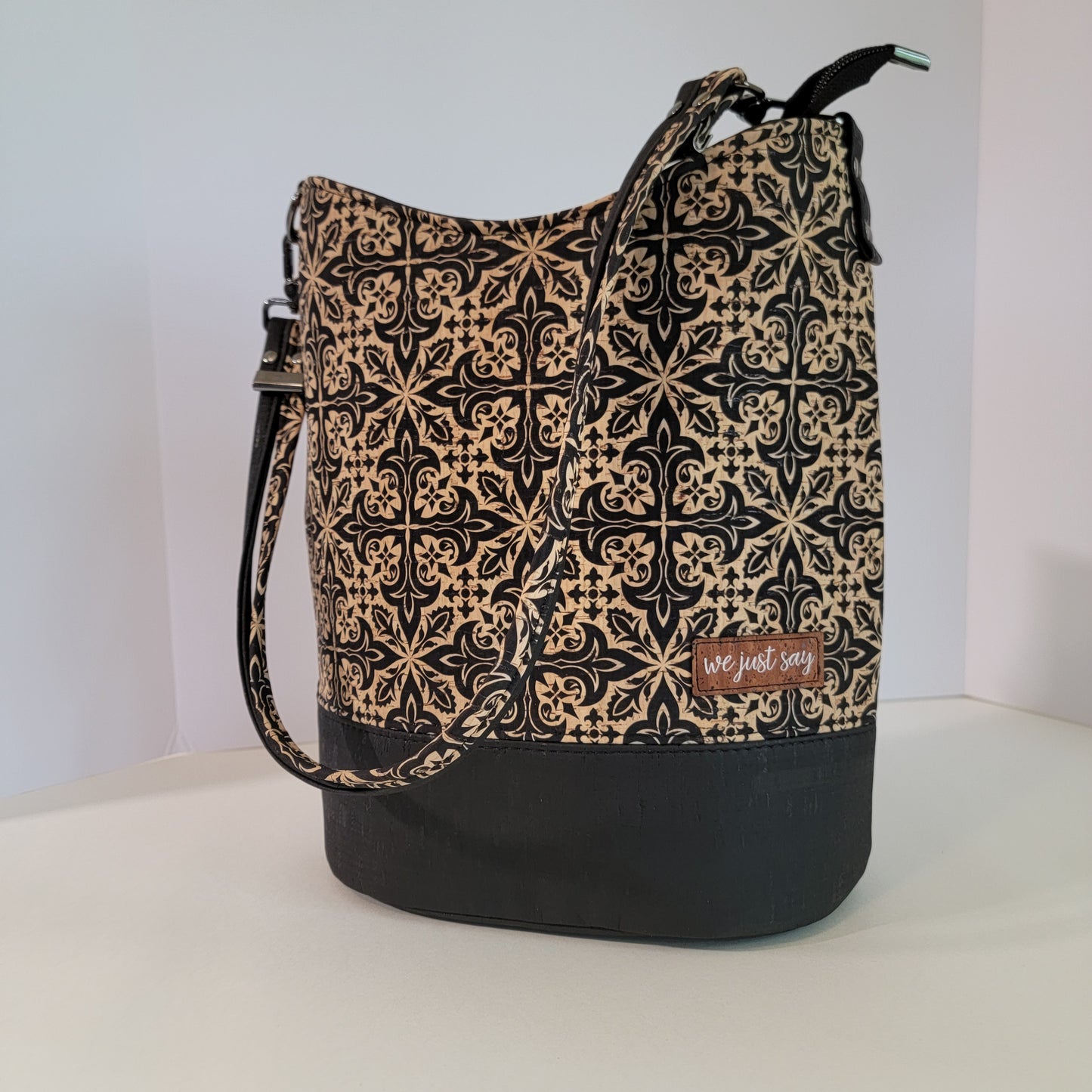 Handcrafted Cork Bucket Bag - Rebel