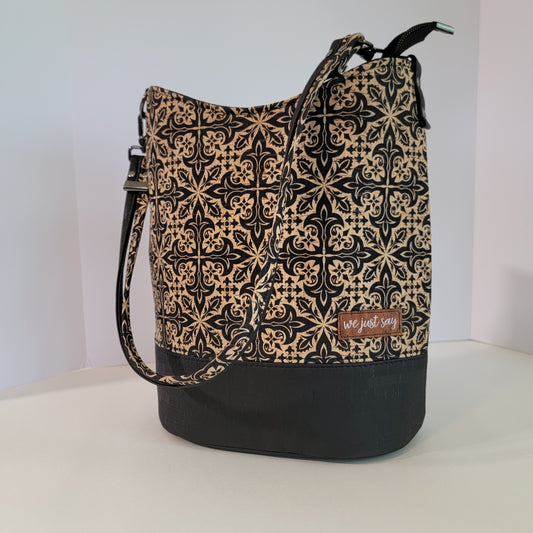 Handcrafted Cork Bucket Bag - Rebel
