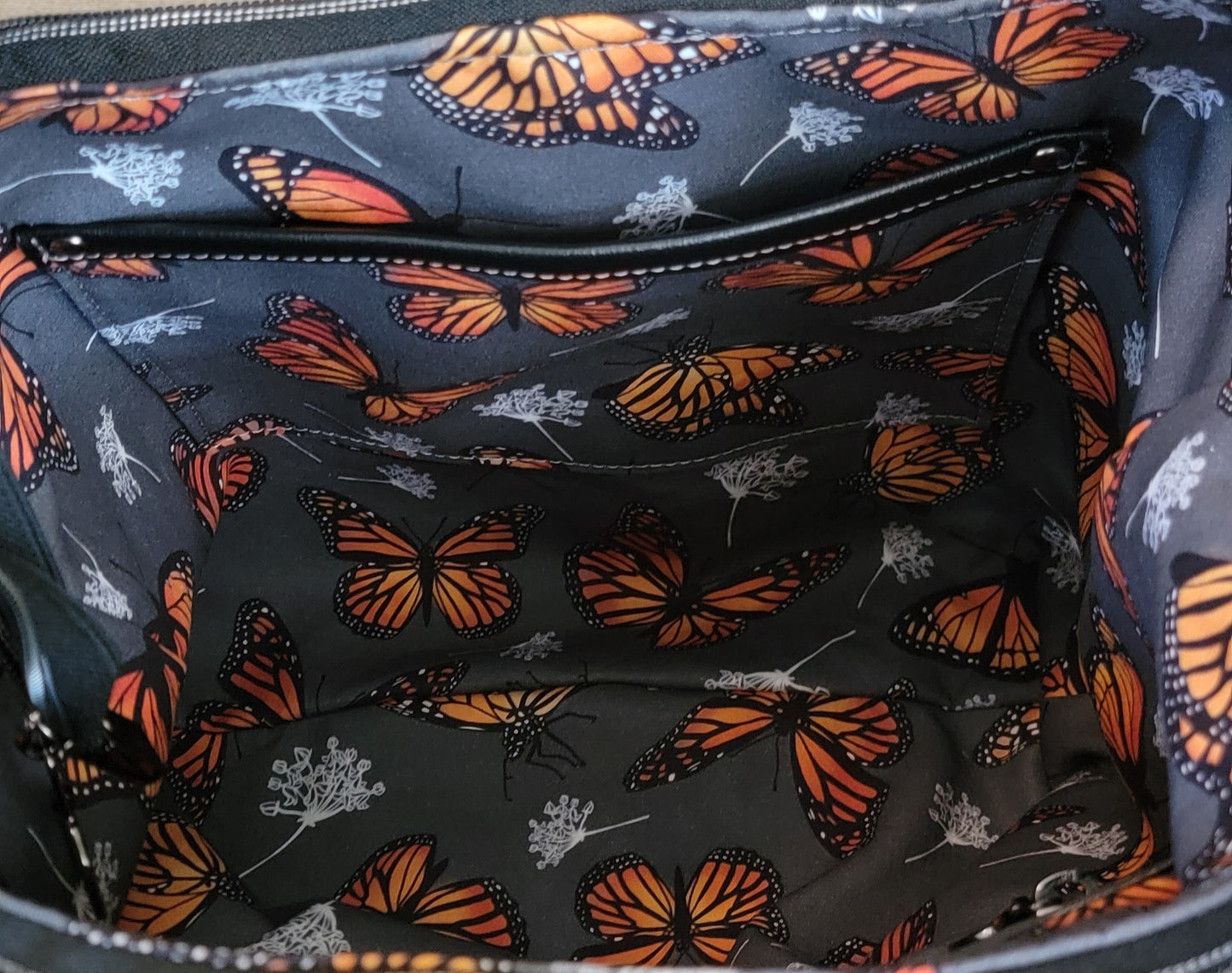 Hobo Bag - Black Pebble Faux Leather