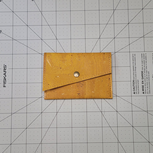 Slim Snap Card Wallet - Yellow